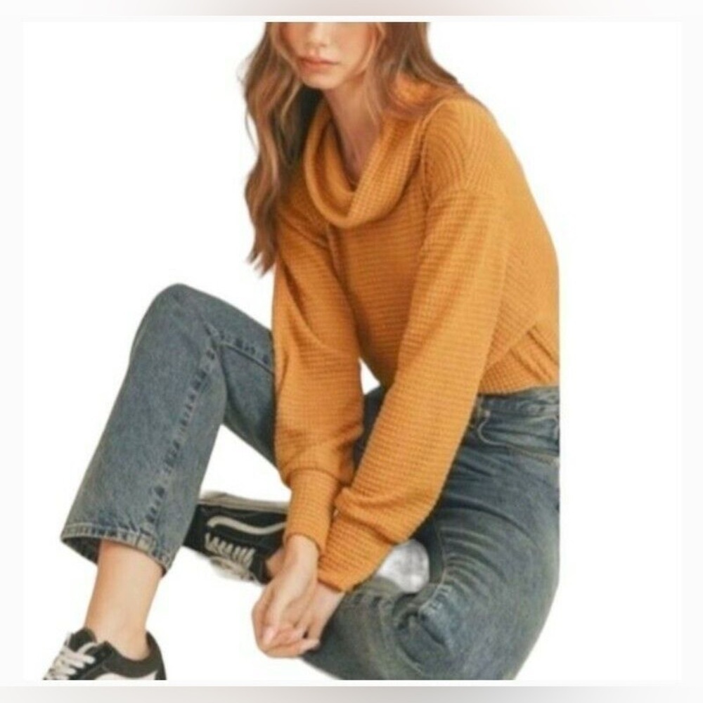 Free People Juicy Long Sleeve Top in Canyon Moon Womens New with Tags